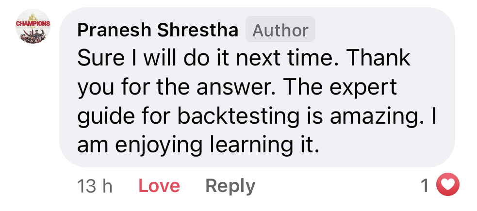 Enlightened stock trading - testimonial -prakash t