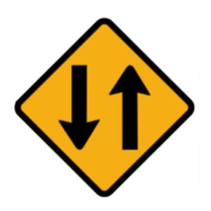 Trader warning signs - byways and highways (no direction)