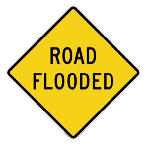 Trader warning signs - flood warning (info overload)
