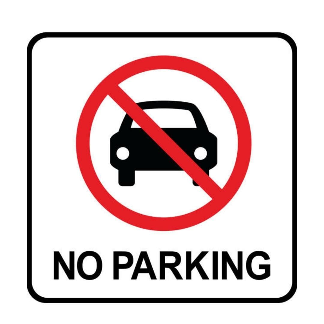 Trader warning signs - no parking (diversification)
