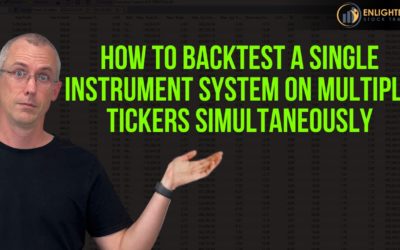 How To Backtest a Single Instrument System on Multiple Tickers Simultaneously Using Amibroker