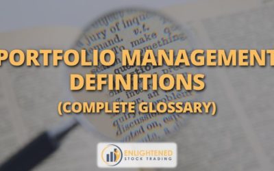 Portfolio Management Definitions