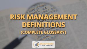 Risk management definitions