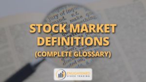 Stock market definitions