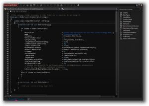 Ninjatrader code editor