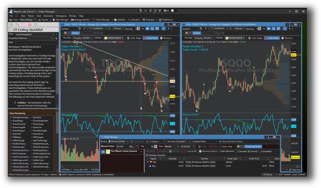 Wealth-lab - automation set up