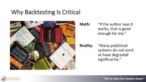 Systematic trading. End the struggle. Presentation slide 22