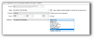 Meta trader 5 - genetic optimization