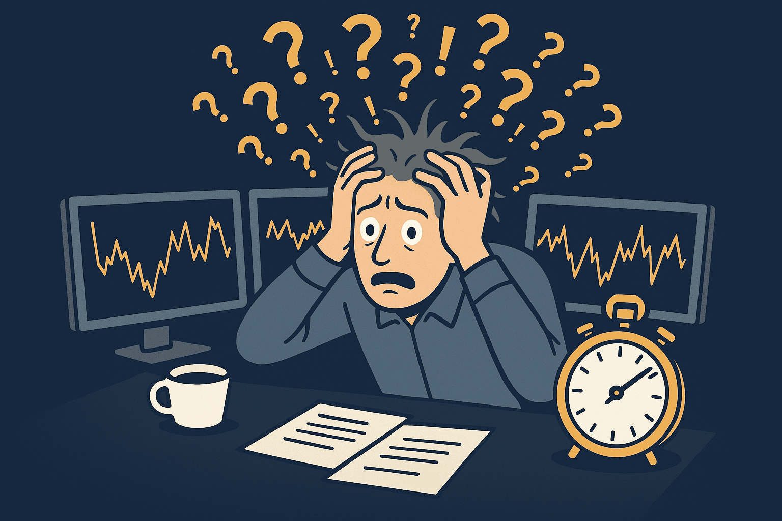 Day trading forces you to make dozens of decisions under pressure, with fear, hope and second-guessing pulling at you on every trade.