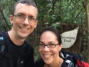 Why This Enlightened Stock Trader Is Risking Life And Limb To Climb A Darn Tall Mountain — Adrian and Stephanie Hiking